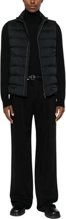 Herno Black Quilted Sleeveless Jacket