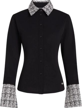 Karl Lagerfeld Donna, Camicette, Nero, S, new