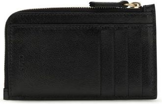 Chlo&eacute; Womens Black Calf Leather Bos Taurus Wallet
