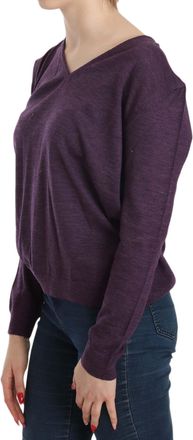 Byblos V-neck Long Sleeve Pullover Womens Top
