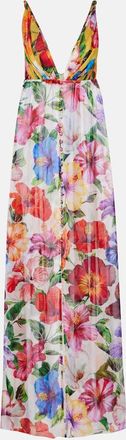 Dolce & Gabbana Top in chiffon con stampa floreale