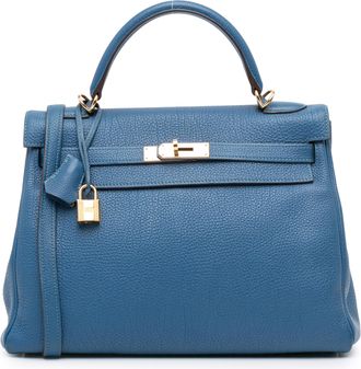 Herm&egrave;s Kelly Sellier 28 Handtas met Handgreep