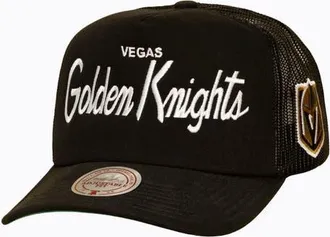 Mitchell & Ness Mens Mitchell & Ness Black Vegas Golden Knights Head Coach Trucker Adjustable Hat at Nordstrom