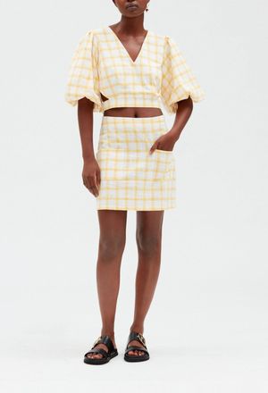 Claudie Pierlot Jupe courte carreaux