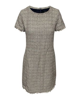Max Mara Tweed Dress in Multicolor Cotton