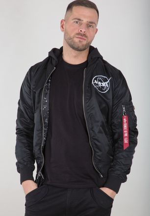 Alpha Industries Bomberjacke »MA-1 LW HD NASA Glow Rev.«