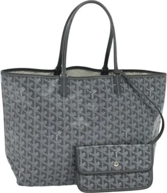 Goyard Tweedehands leren handtassen - Dames - Vintage Handtas - Grijs - ONE Size - Leer - Vintage