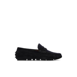 Emporio Armani Suede Loafers - Heren - Loafers - Blauw - 43 EU - Leer - Schoenen