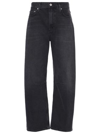 Citizens Of Humanity Black High-Rise Wide-Leg Jeans