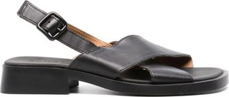Camper Dana leather slingback sandals - women - Leather - 36 - Black