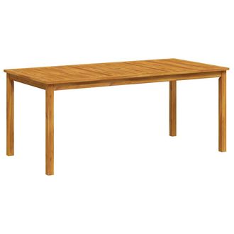 vidaXL Mesa De Comedor De Jard&iacute;n Madera Maciza De Acacia 180x90x75 Cm Vidaxl