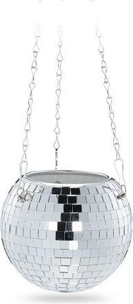 OEM Maceta Con Forma De Bola De Discoteca - Maceta Colgante De Interior - &Oslash; 15 Cm - Cristal
