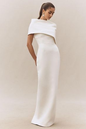 Rachel Gilbert Clara Stretch Crepe Wedding Gown