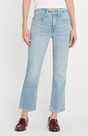 Good American Good Icon High Waist Ankle Straight Leg Jeans in Indigo1137 at Nordstrom, Size 00