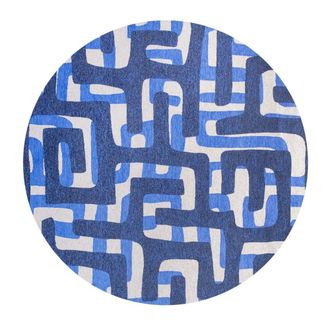 Louis De Poortere Alfombra de poli&eacute;ster azul, 200x280 cm