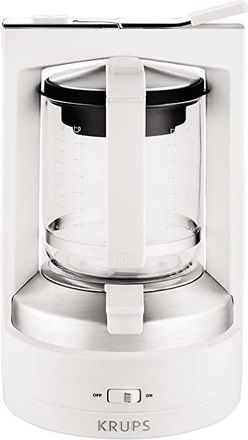 Krups Km4682 Cafetera Blanca 12 Tazas 850 W