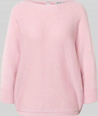 More & More More & More Strickpullover mit 3/4-Arm in Rose, Gr&ouml;&szlig;e 34