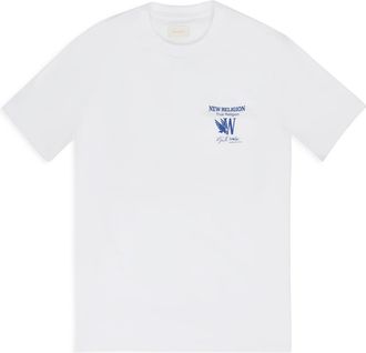 Aim&eacute; Leon Dore White New Religion T-Shirt