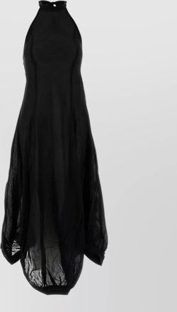 Gimaguas cotton bomba dress halter neckline bow