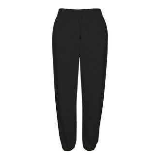 Gestuz Black High-Waisted Joggers with Elastic Waistband - female - Gestuz - Sweatpants - Black - XS - Trousers