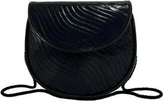 Saint Laurent Pre-owned Vintage Pochette Schoudertas - Dames - Vintage Schoudertas - Zwart - ONE Size - Leer - Vintage