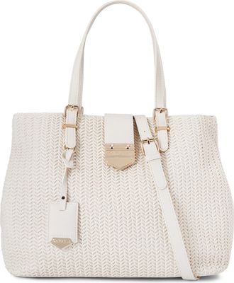 Carvela Womens Maria Midi Weave Bag - White - One Size