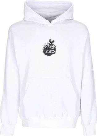 PROPAGANDA Witte hoodie met kangoeroezak - Heren - Hoodies - Wit - XL - Katoen - Hoodies & sweatvesten