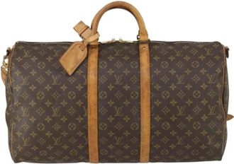 Louis Vuitton Pre-owned Weekend Bags, female, Brown, Size: ONE SIZE Pre-owned Keepall Travel Bag