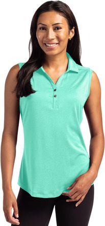 Cutter & Buck Forge Eco Stretch Recycled Womens Sleeveless Polo