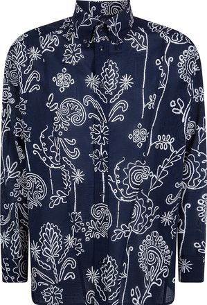Giorgio Armani Fancy Printed Shirt Jacket
