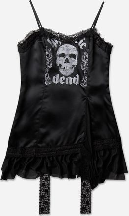 Hysteric Glamour Women s Hysteric Dead Camisole Dress Black
