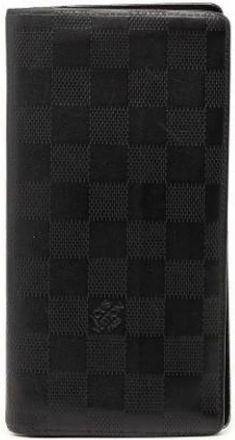 Louis Vuitton Pre-owned Wallets, female, Black, Size: ONE SIZE Pre-owned Leather Wallet