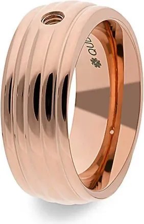 Qudo Womens Sanza Ring In Rose Gold