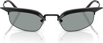 Prada Sunglasses Prb50 S 1 Ab3 C2 Black/Dark Grey Unisex