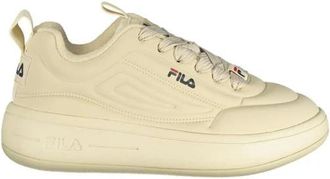 Fila Polyester Athletic Sneakers met Ademend Mesh - Dames - Sneakers - Beige - 39 EU - Polyester - Schoenen