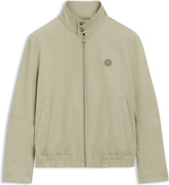 BOSS Water-repellent jacket in mercerized stretch cotton