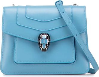 Bulgari 2000-2025 Leather Serpenti Forever crossbody bag - Blue