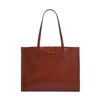 The Bridge Shopping Bags, female, Brown, ONE SIZE, Brown Shopping Bag with Practical Design