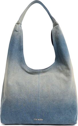 Steve Madden Niccola Denim Hobo Shoulder Bag & Pouch at Nordstrom Rack