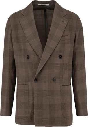 Tagliatore Blazers - Heren - Blazers - Bruin - M - Jassen