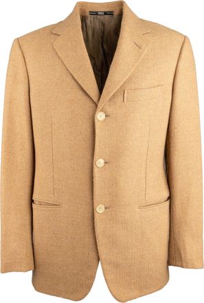 Gianfranco Ferre Gianfranco Ferr&eacute; Camelkleurige blazer - jaren 00