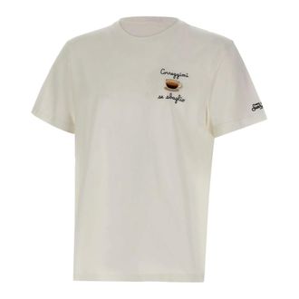 MC2 Saint Barth T-Shirts, male, White, Size: XL Portofino Correggimi se Sbaglio T-Shirt
