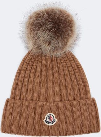 Moncler Ribbed-knit virgin wool beanie