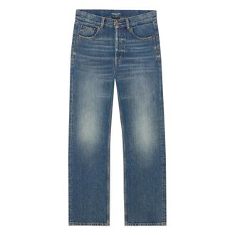 Saint Laurent Heren, Jeans, Blauw, Maat: W30 Katoen