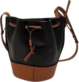 Loewe Pre-owned Small Balloon Bucket Bag - Pre-owned - Mujer - Negro - ONE SIZE
