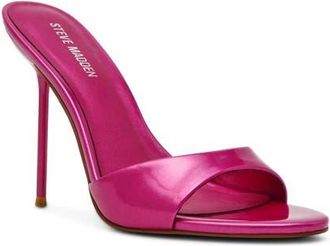 Steve Madden Davina Stiletto Sandal in Pink Metallic at Nordstrom, Size 8.5