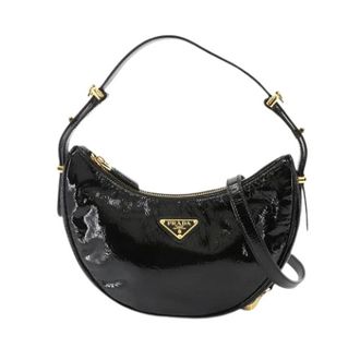 Prada Borsa a spalla vintage Pre-owned in vernice - - Pre-owned - Donna - Nero - ONE SIZE