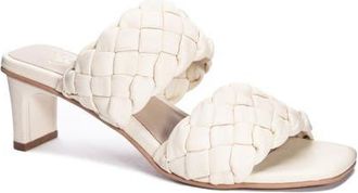 42 Gold Connie Leather Sandal in Cream at Nordstrom, Size 9