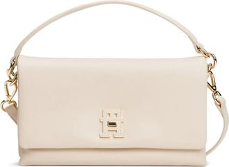 Tommy Hilfiger Borsa a spalla con logo - Toni neutri
