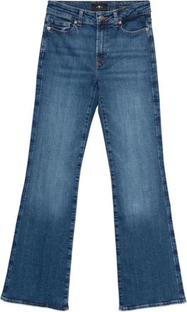 Seven 7 Jeans met riemlussen - Blauw